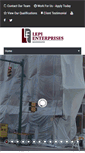 Mobile Screenshot of lepienterprises.com