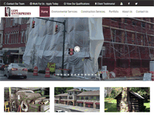 Tablet Screenshot of lepienterprises.com